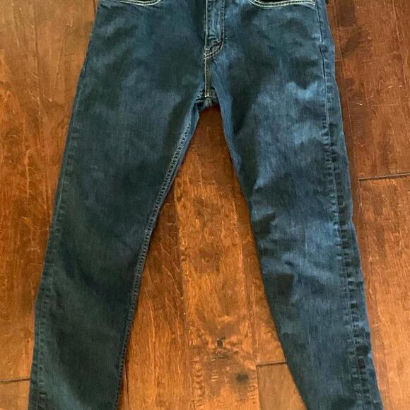 Men's Levis 508 Dark Wash Jeans 34x32 - Picture 1 of 3